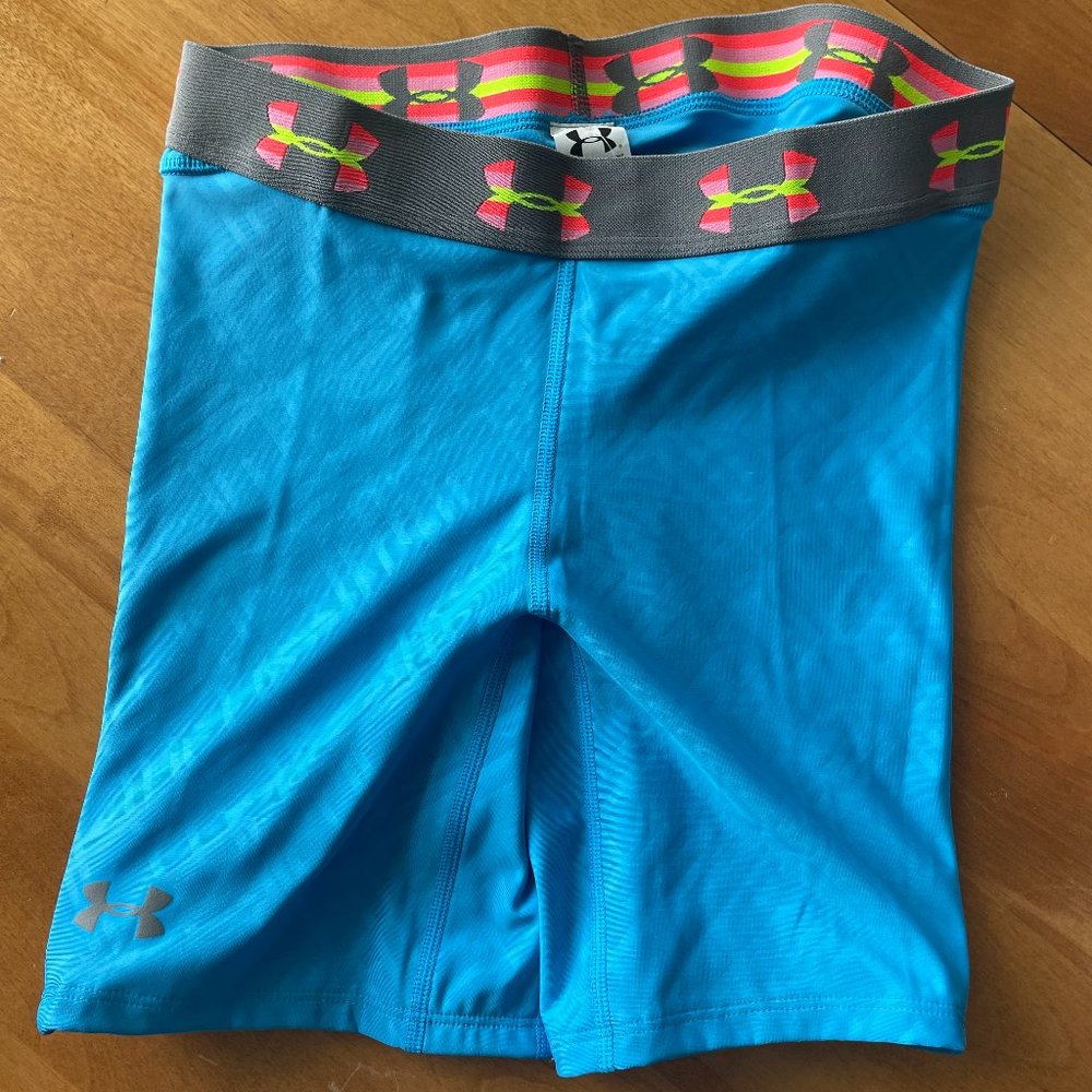 Blue Under Armor Softball Shorts